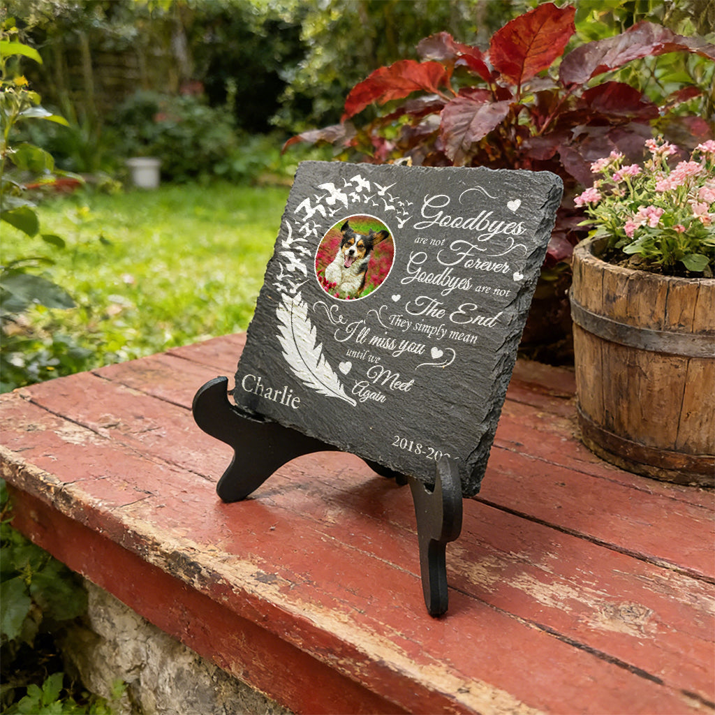 Personalized Pet Memorial Slate Stone