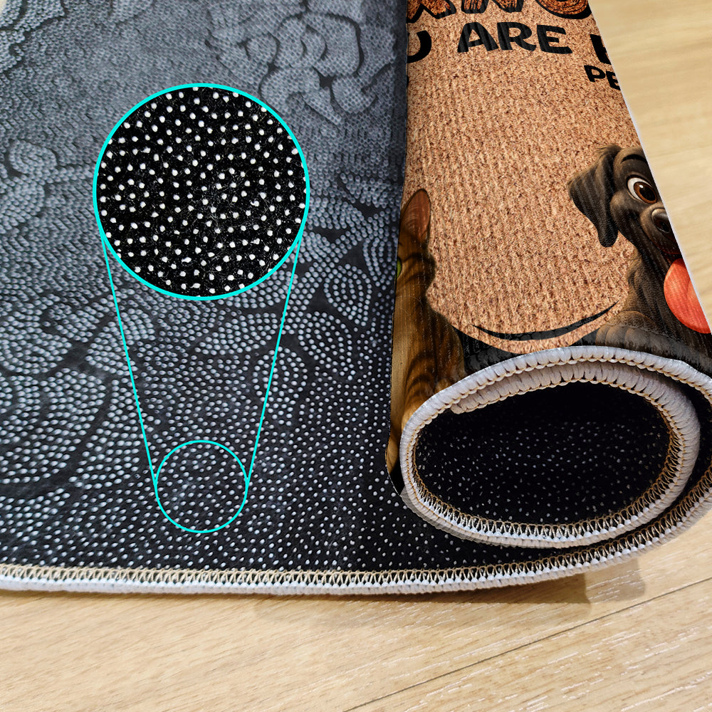 Personalized Pets Doormat - Up to 6 Pets - Decorative Mat - Custom Doormat V2