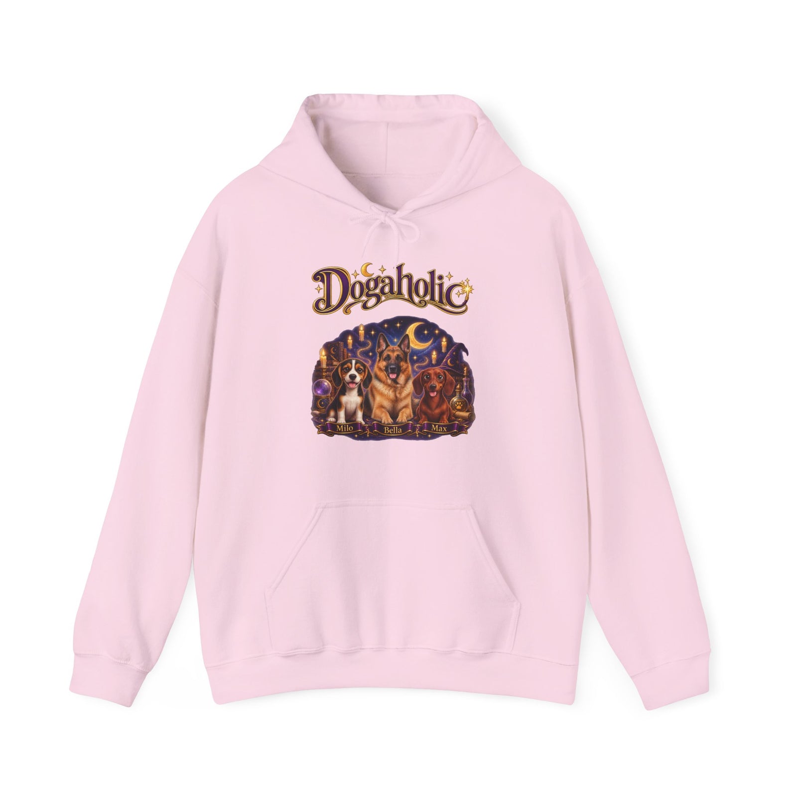 Personalized Dog Hoodie – Dogaholic Wizard Pups – Foto 16