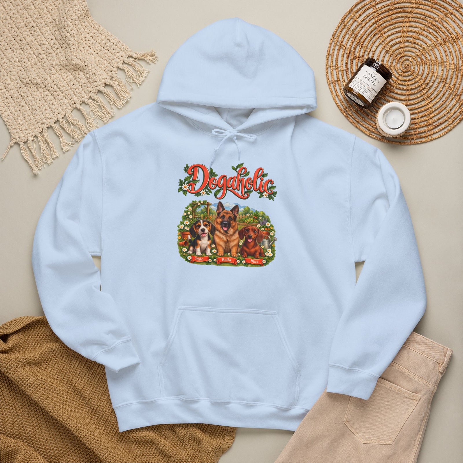 Personalized Dog Hoodie – Dogaholic Garden – photo 20