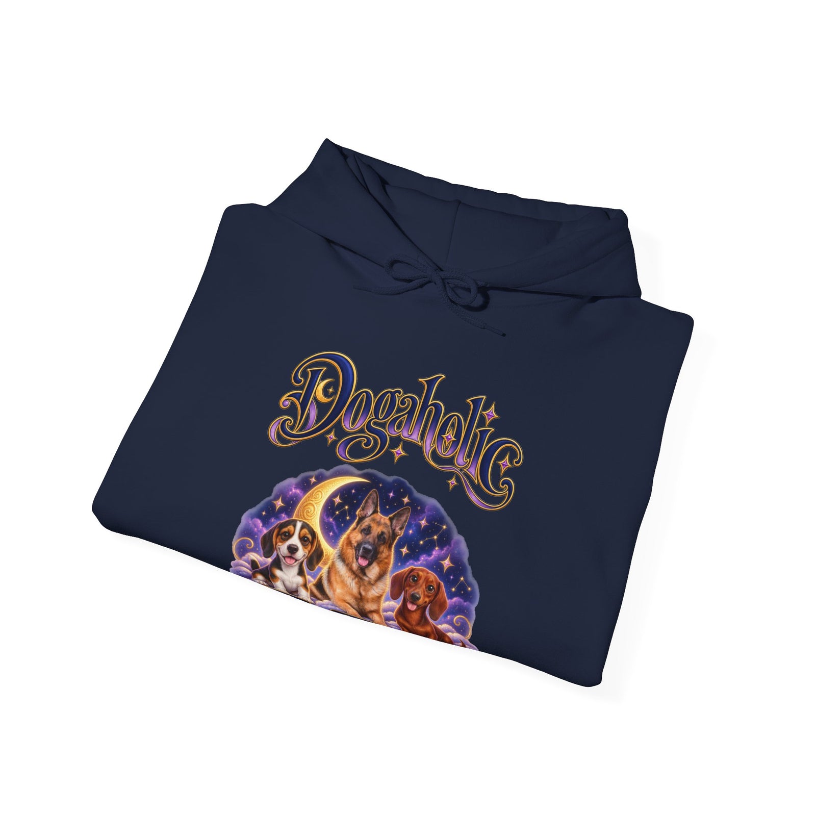 Personalized Dog Hoodie – Dogaholic Celestial Moon – Foto 3