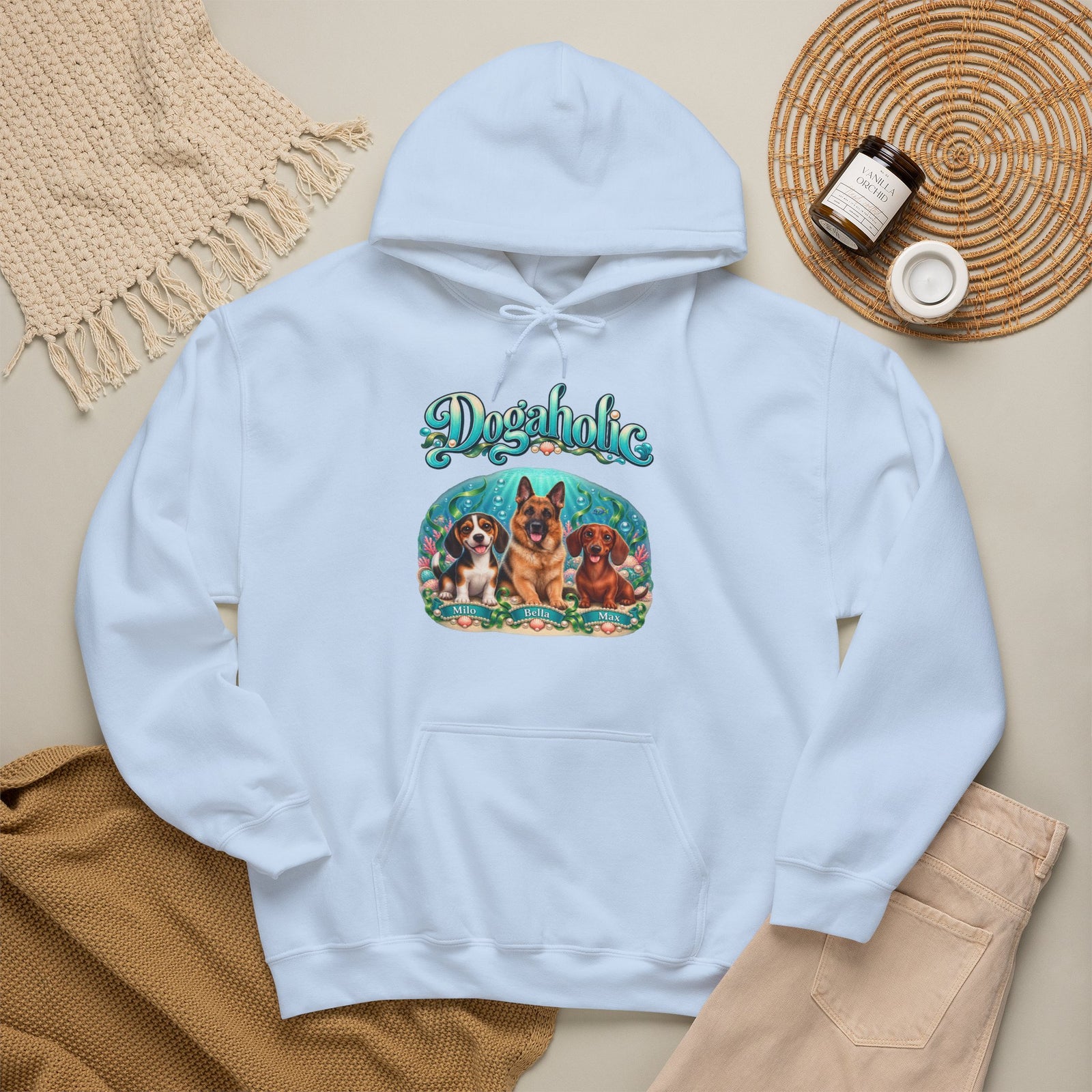 Personalized Dog Hoodie – Dogaholic Underwater – photo 20