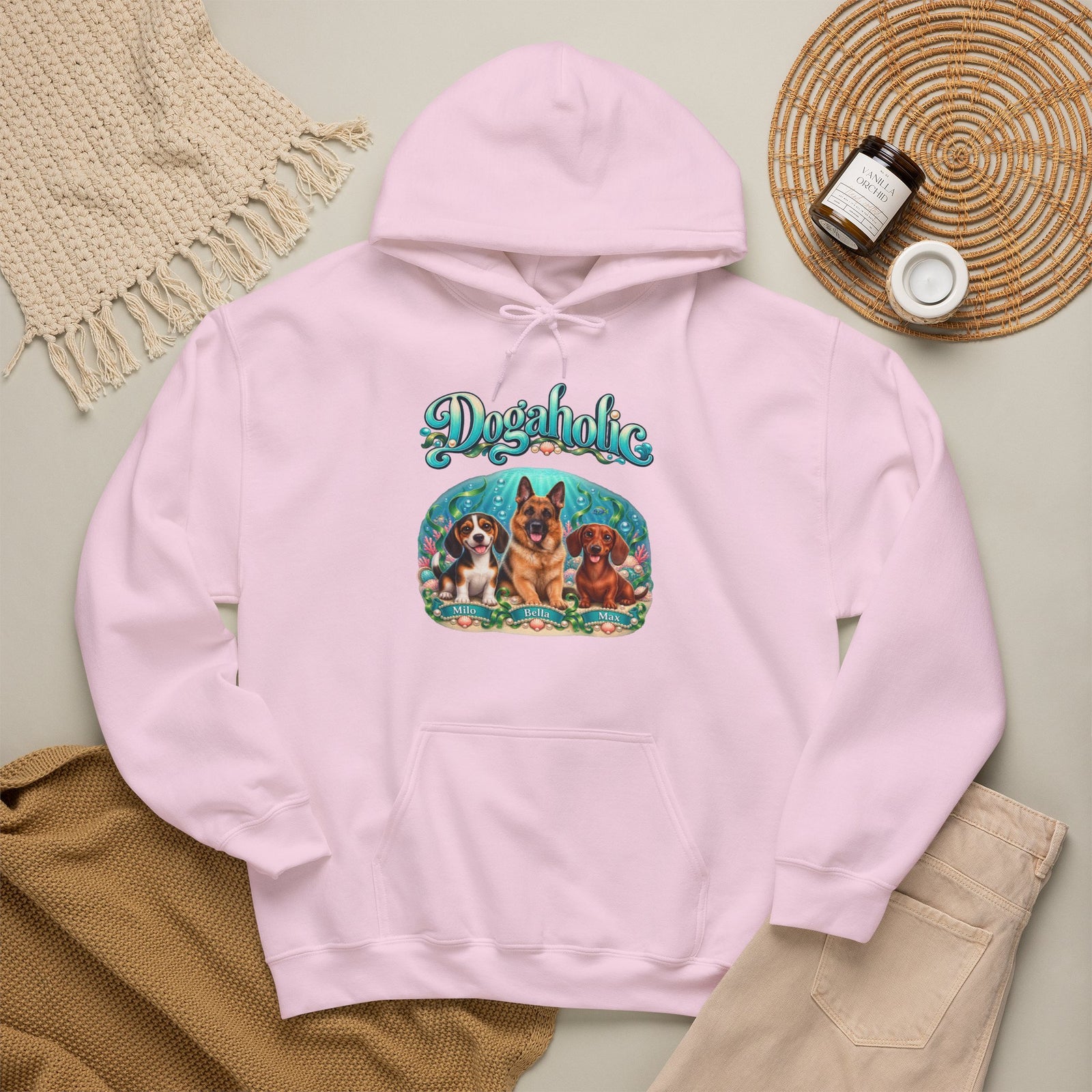 Personalized Dog Hoodie – Dogaholic Underwater – photo 17