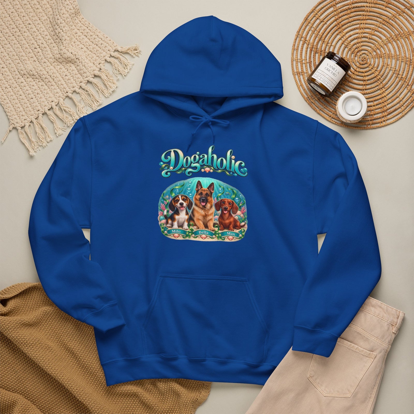 Personalized Dog Hoodie – Dogaholic Underwater – photo 14