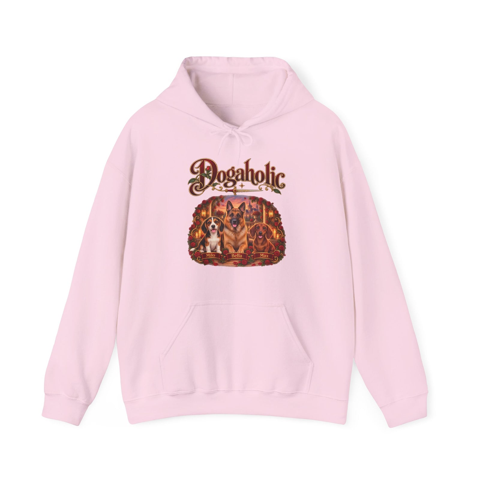 Personalized Dog Hoodie – Dogaholic Rose Fantasy – photo 16