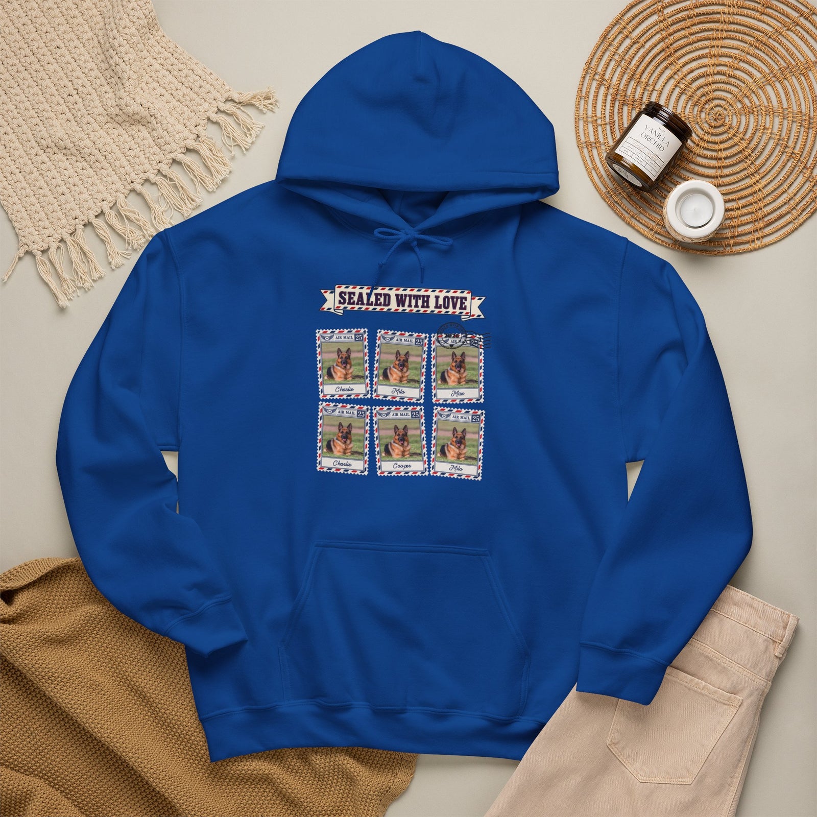 Personalized Dog Hoodie – Sealed With Love Air Mail – photo 14