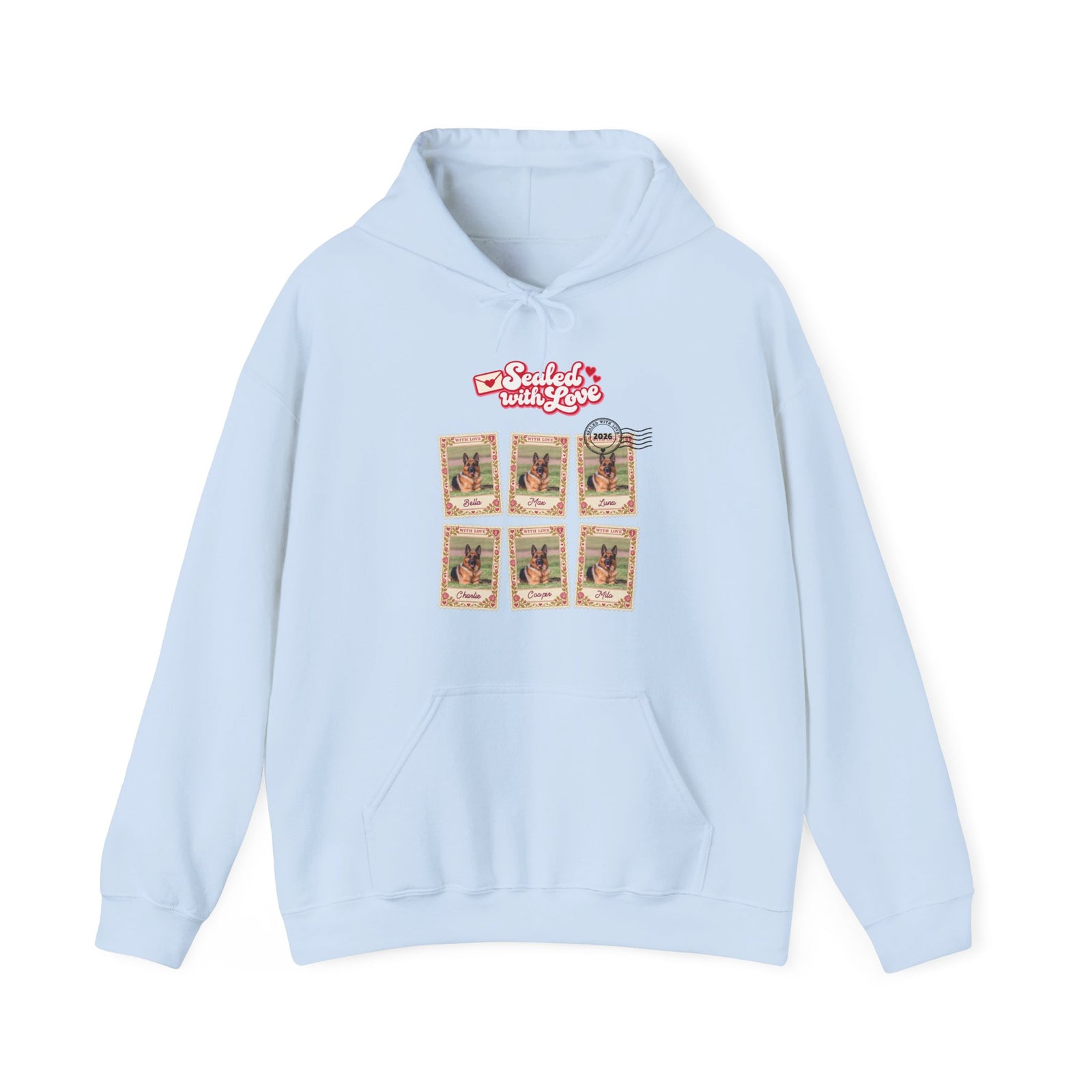 Personalized Dog Hoodie – Sealed with Love Stamps – photo 19