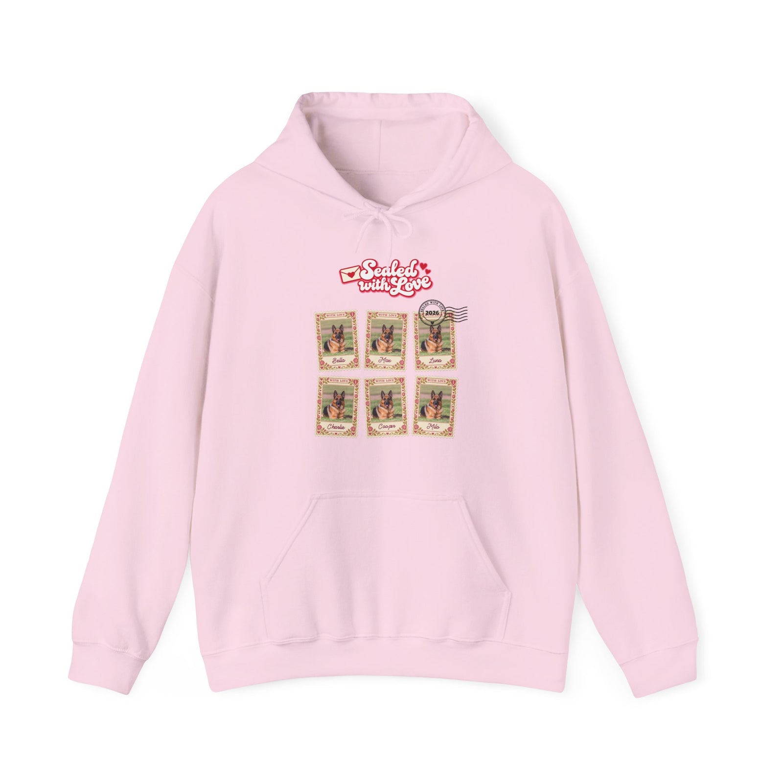 Personalized Dog Hoodie – Sealed with Love Stamps – photo 16