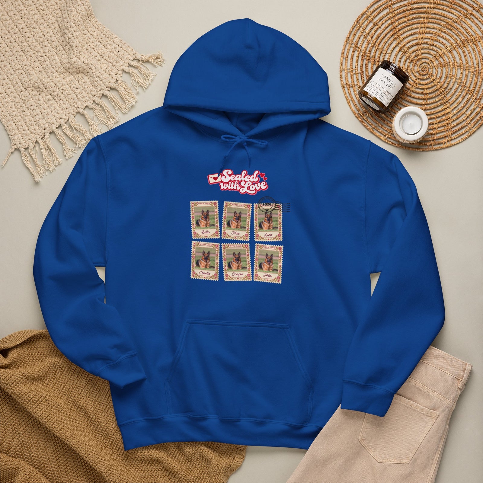 Personalized Dog Hoodie – Sealed with Love Stamps – photo 14