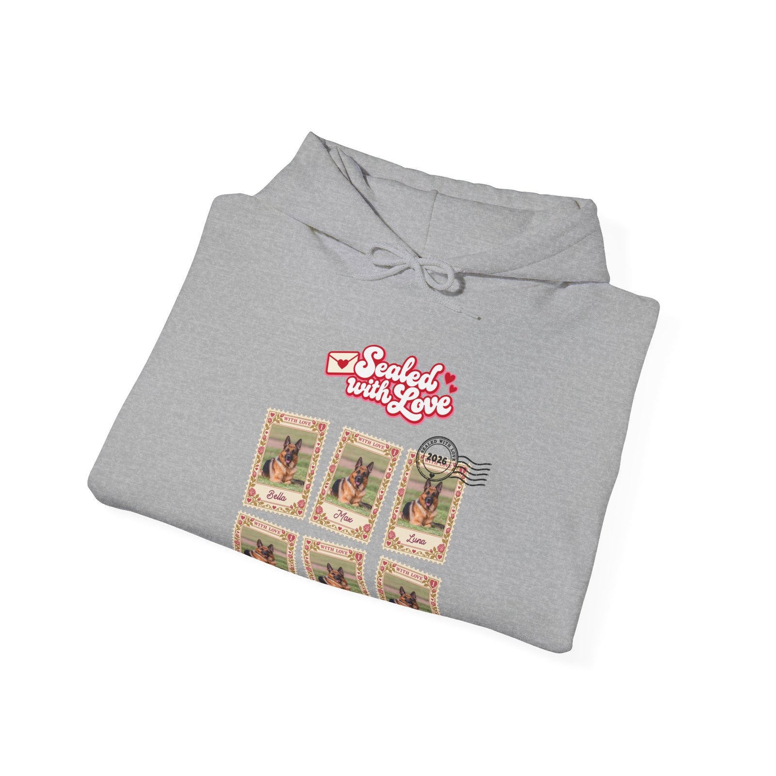 Personalized Dog Hoodie – Sealed with Love Stamps – photo 6