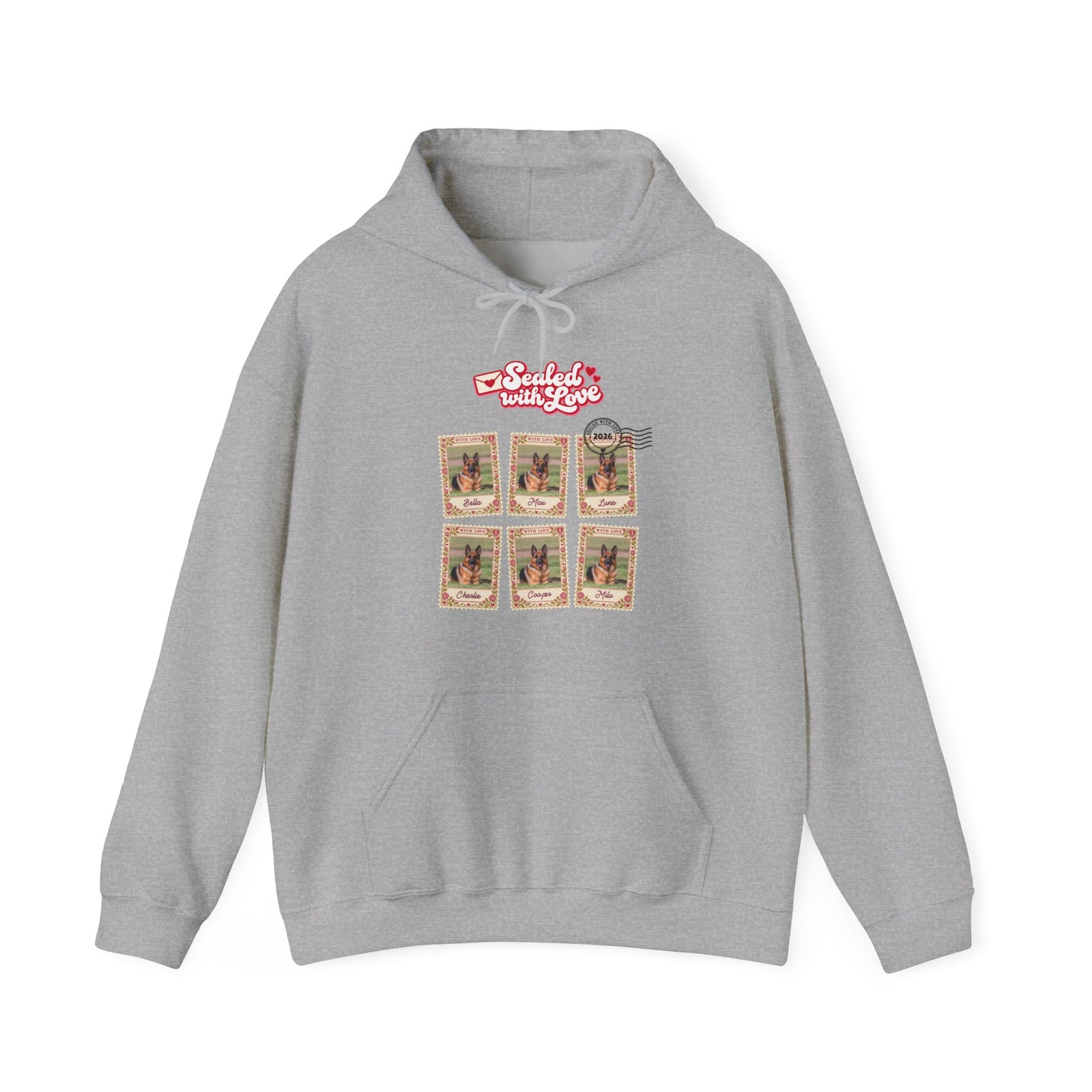 Personalized Dog Hoodie – Sealed with Love Stamps – photo 4