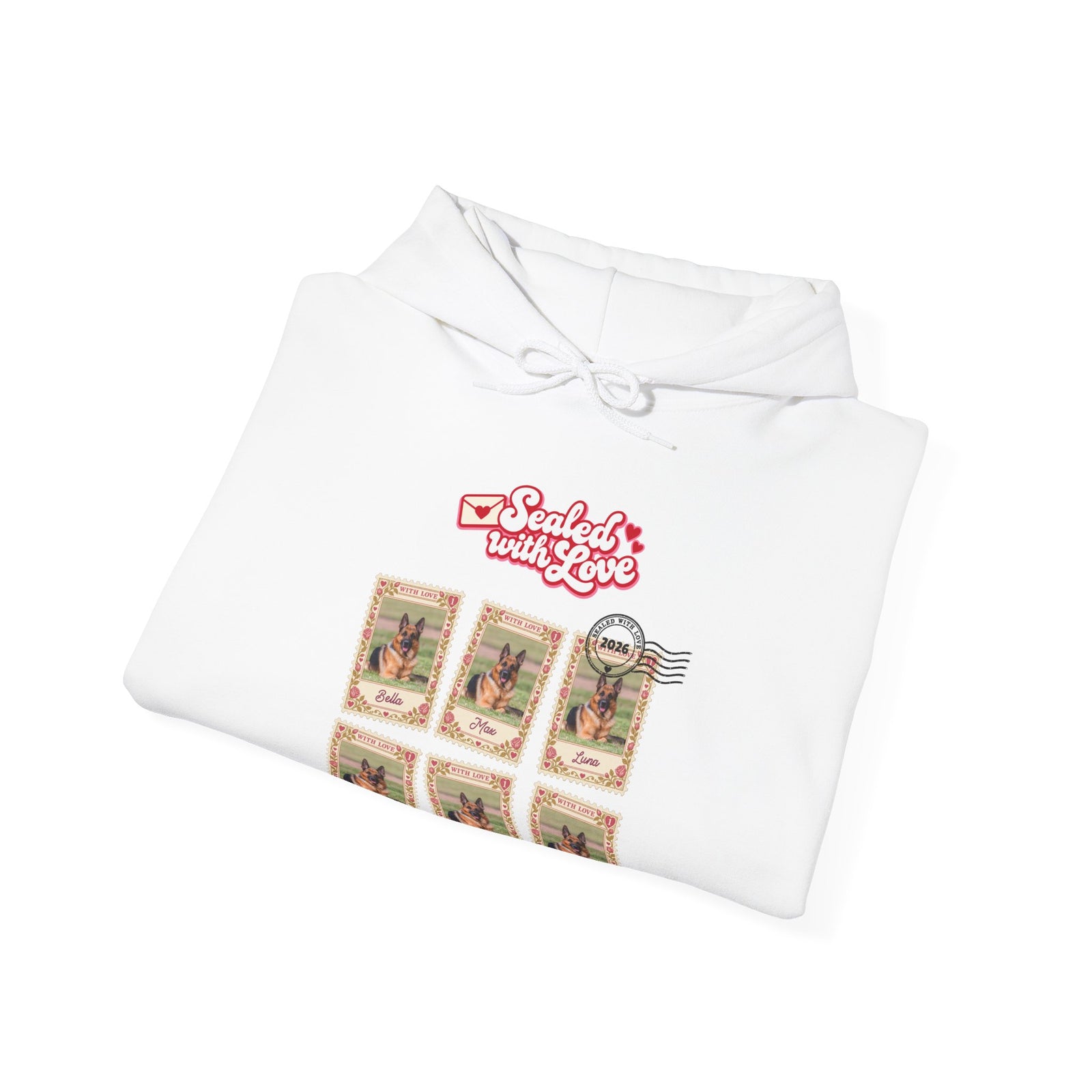 Personalized Dog Hoodie – Sealed with Love Stamps – photo 9