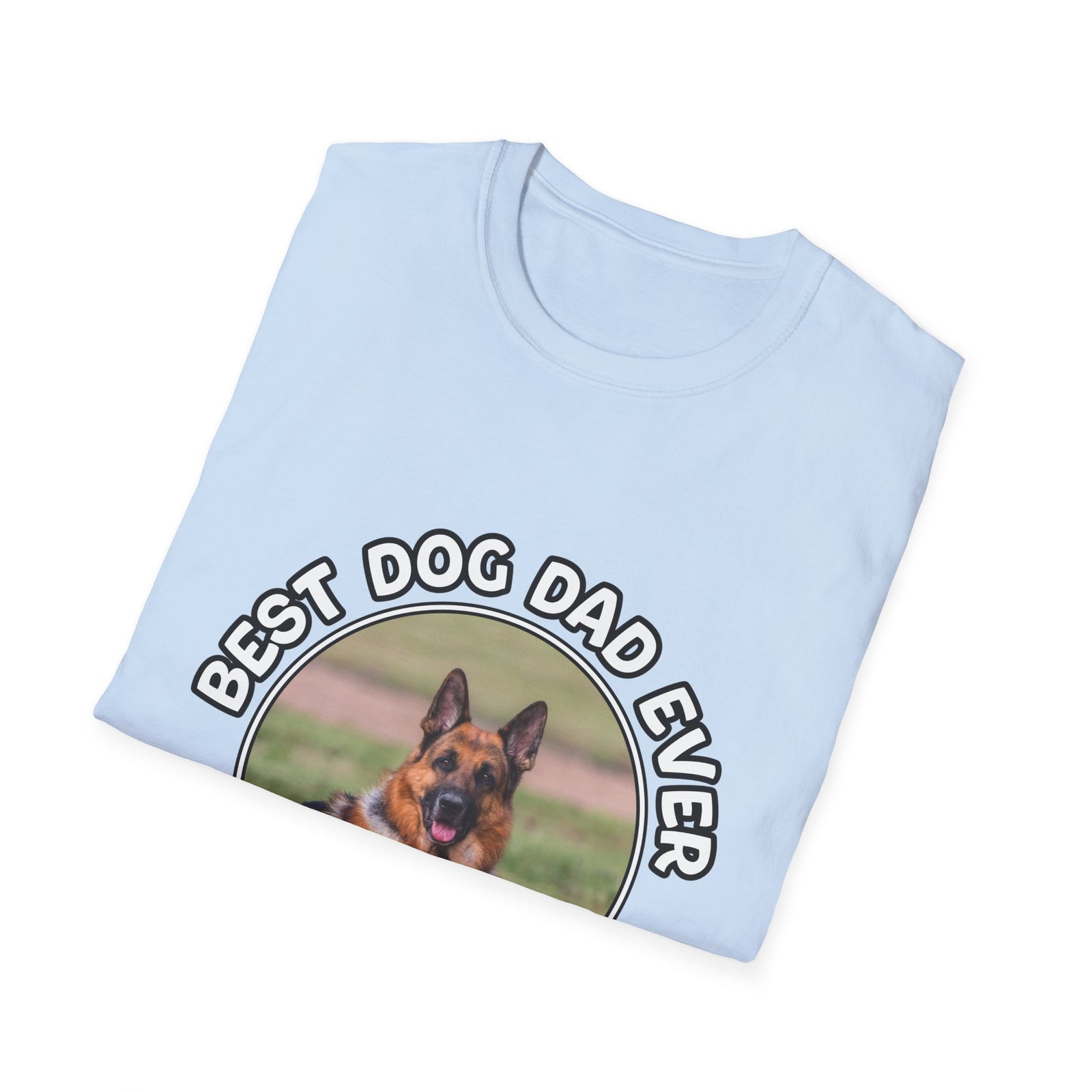 Personalized Graphic Tee – Best Dog Dad Ever – Foto 3