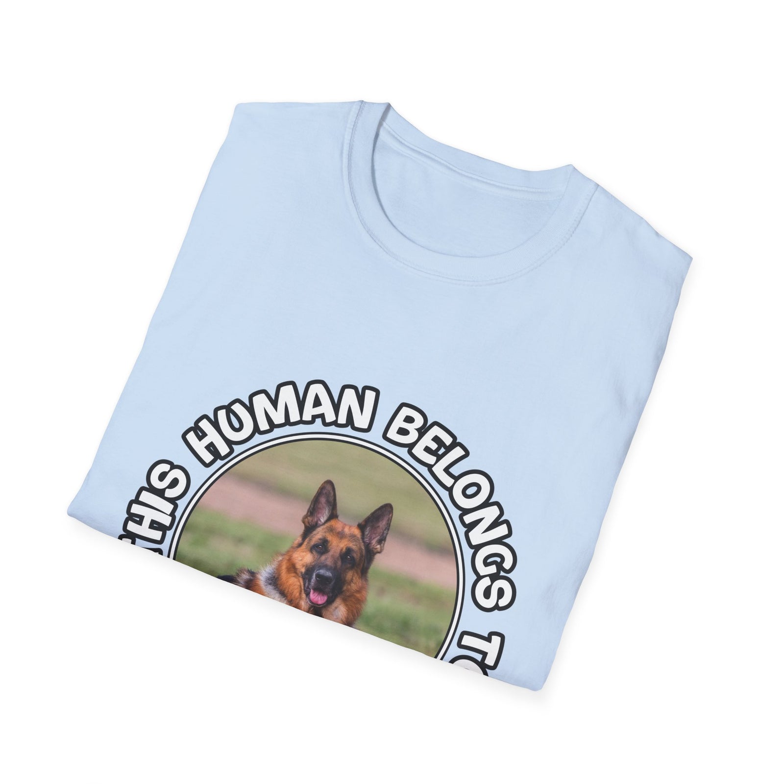 Personalized Graphic Tee – This Human Belongs To – Foto 3