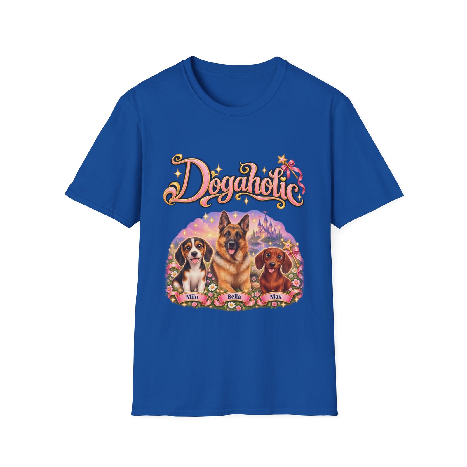 Personalized Graphic Tee – Dogaholic Fairy Tale – photo 7