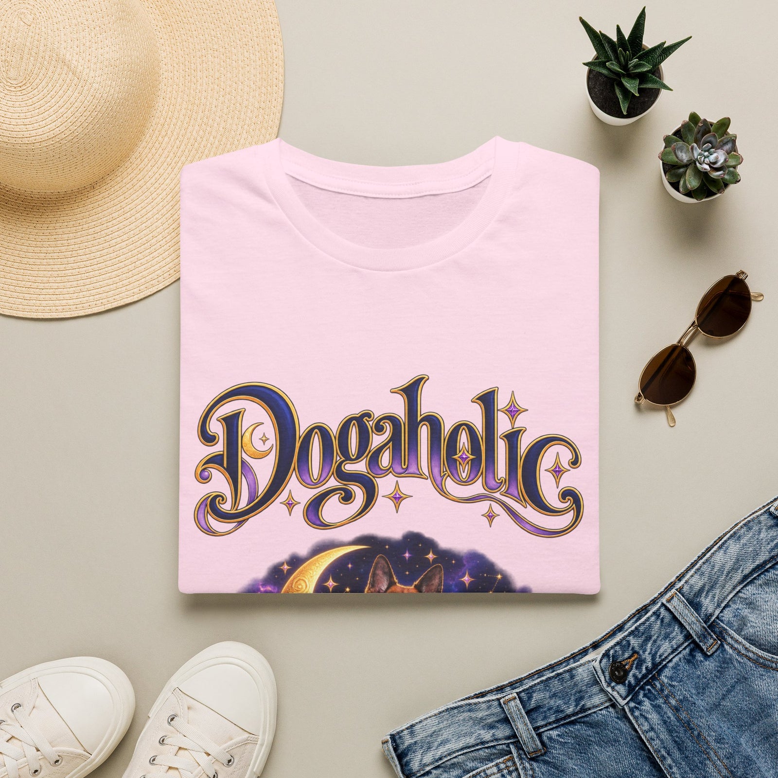 Personalized Graphic Tee – Dogaholic Celestial Dogs – Foto 20