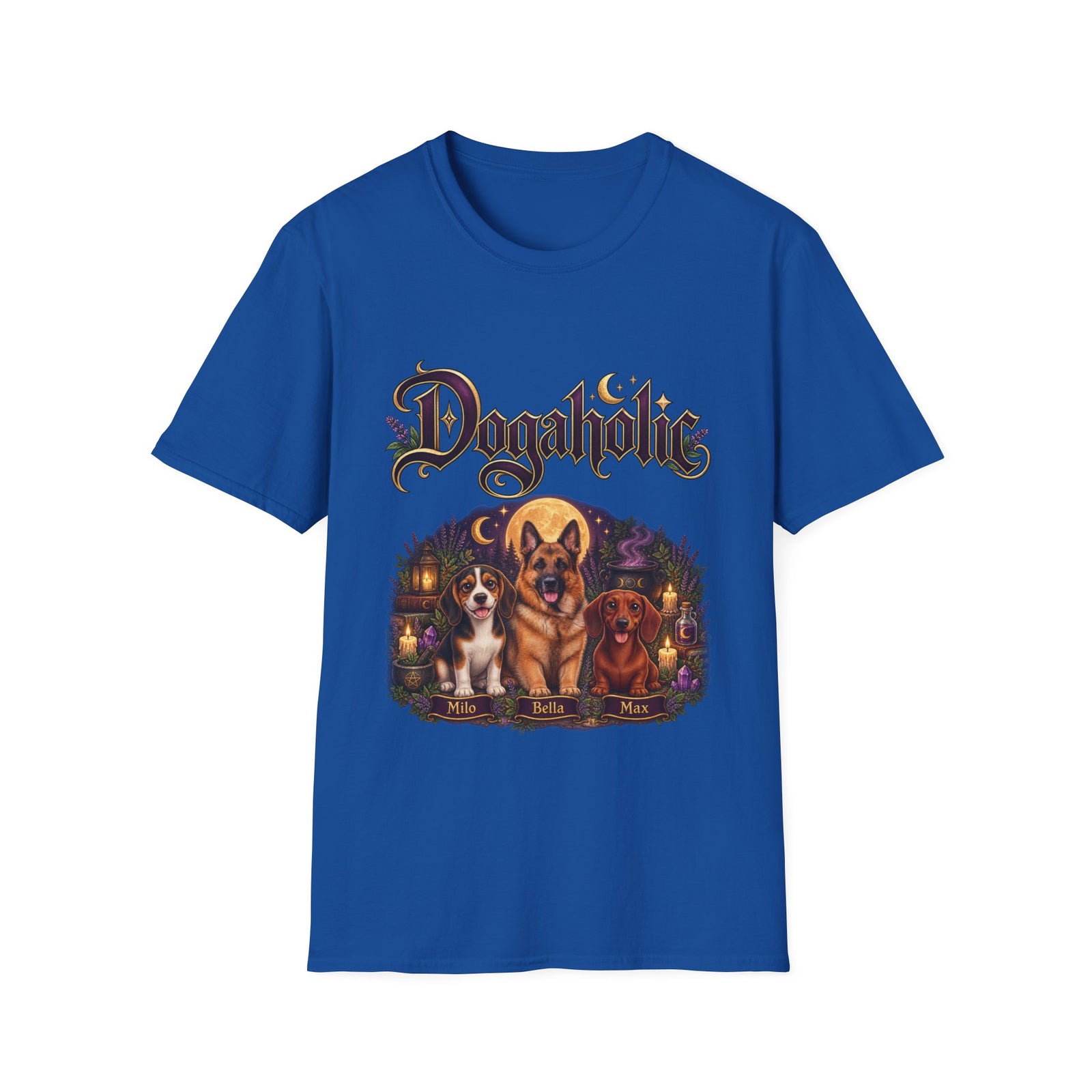Personalized Graphic Tee – Witchy Dogaholic – photo 7