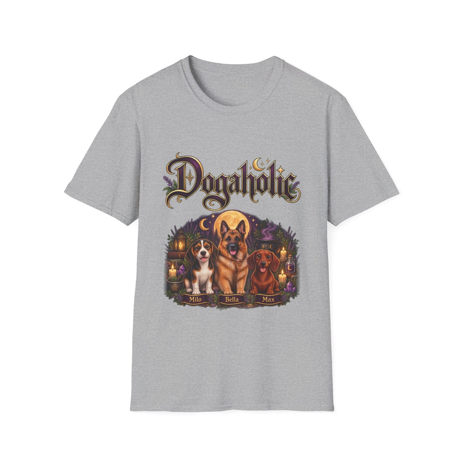 Personalized Graphic Tee – Witchy Dogaholic – photo 10