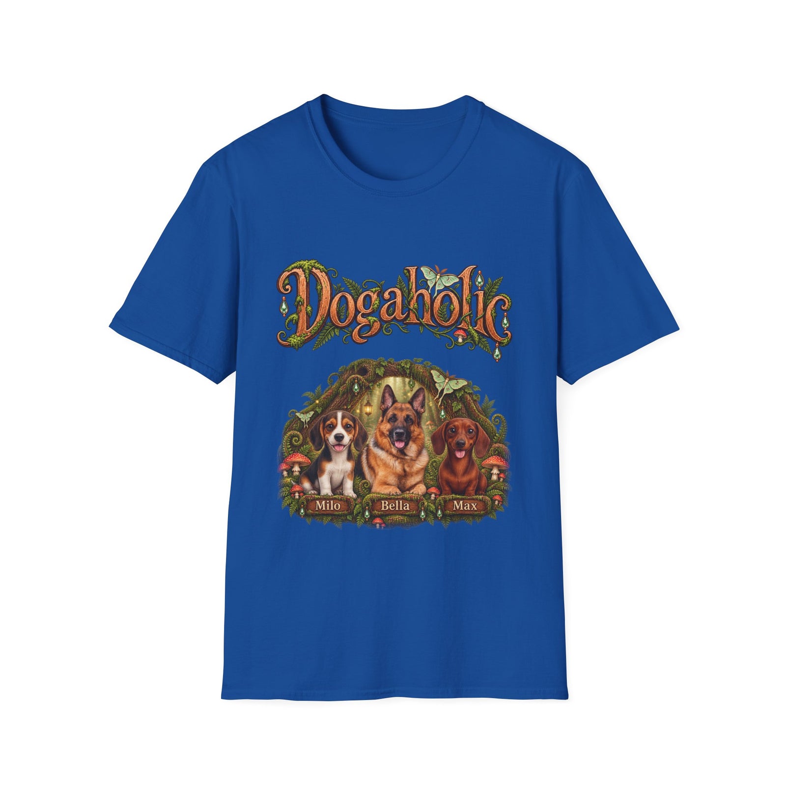 Personalized Graphic Tee – Dogaholic Enchanted Forest – Foto 7
