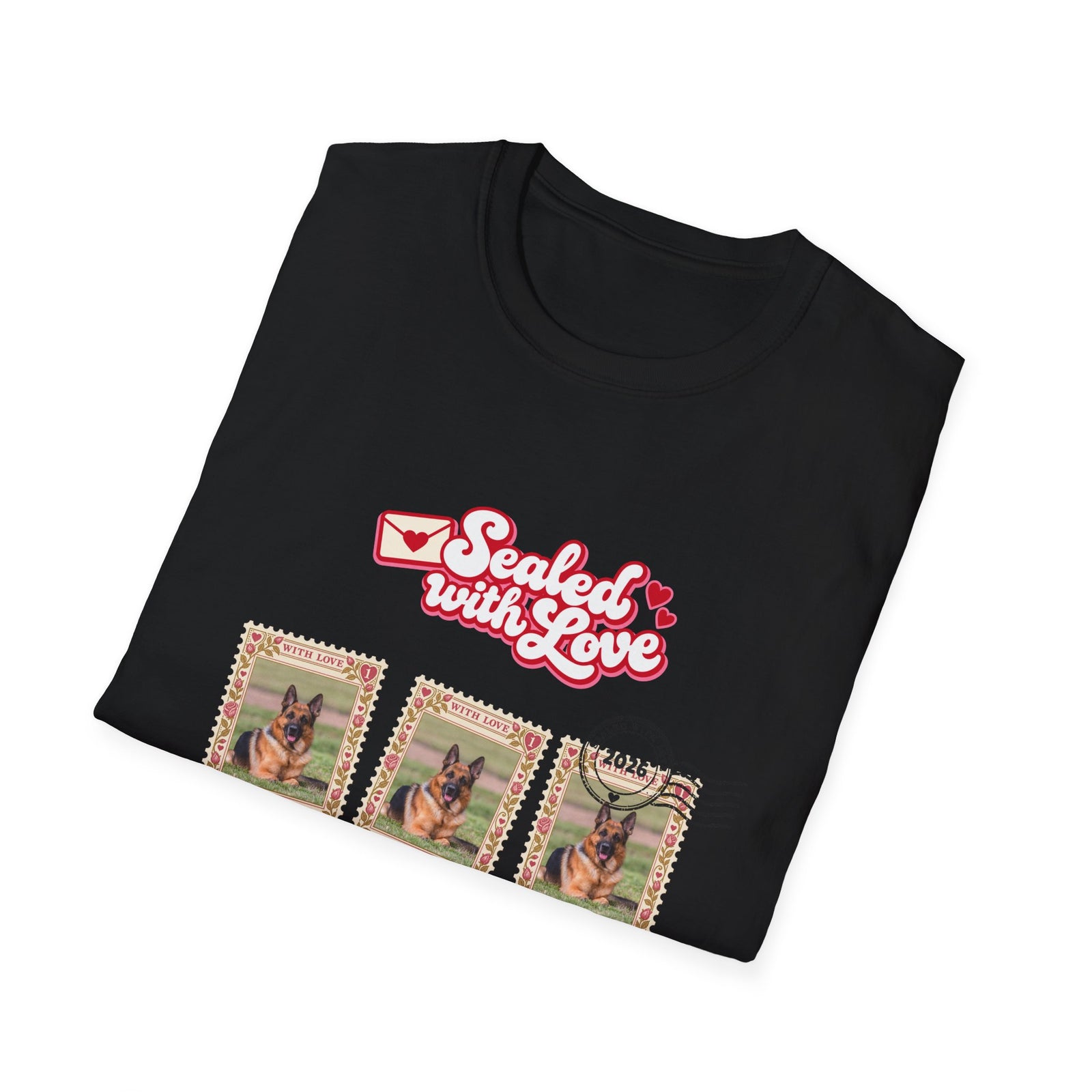 Personalized Graphic Tee – Sealed with Love Stamps – Foto 18
