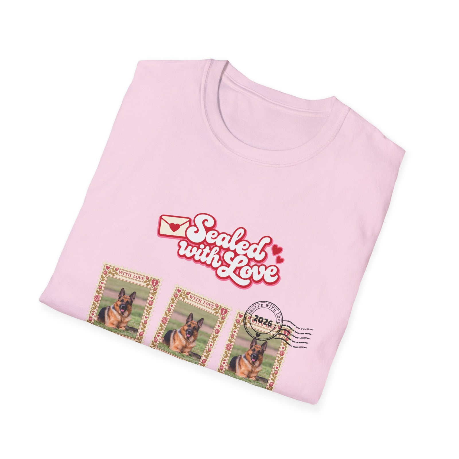 Personalized Graphic Tee – Sealed with Love Stamps – Foto 21