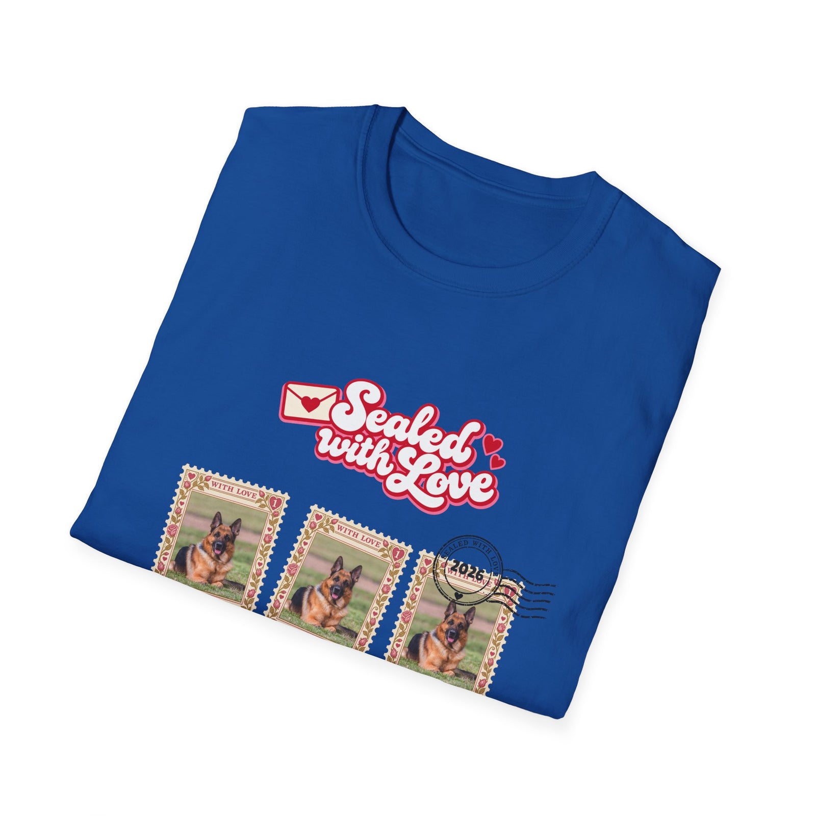 Personalized Graphic Tee – Sealed with Love Stamps – Foto 9