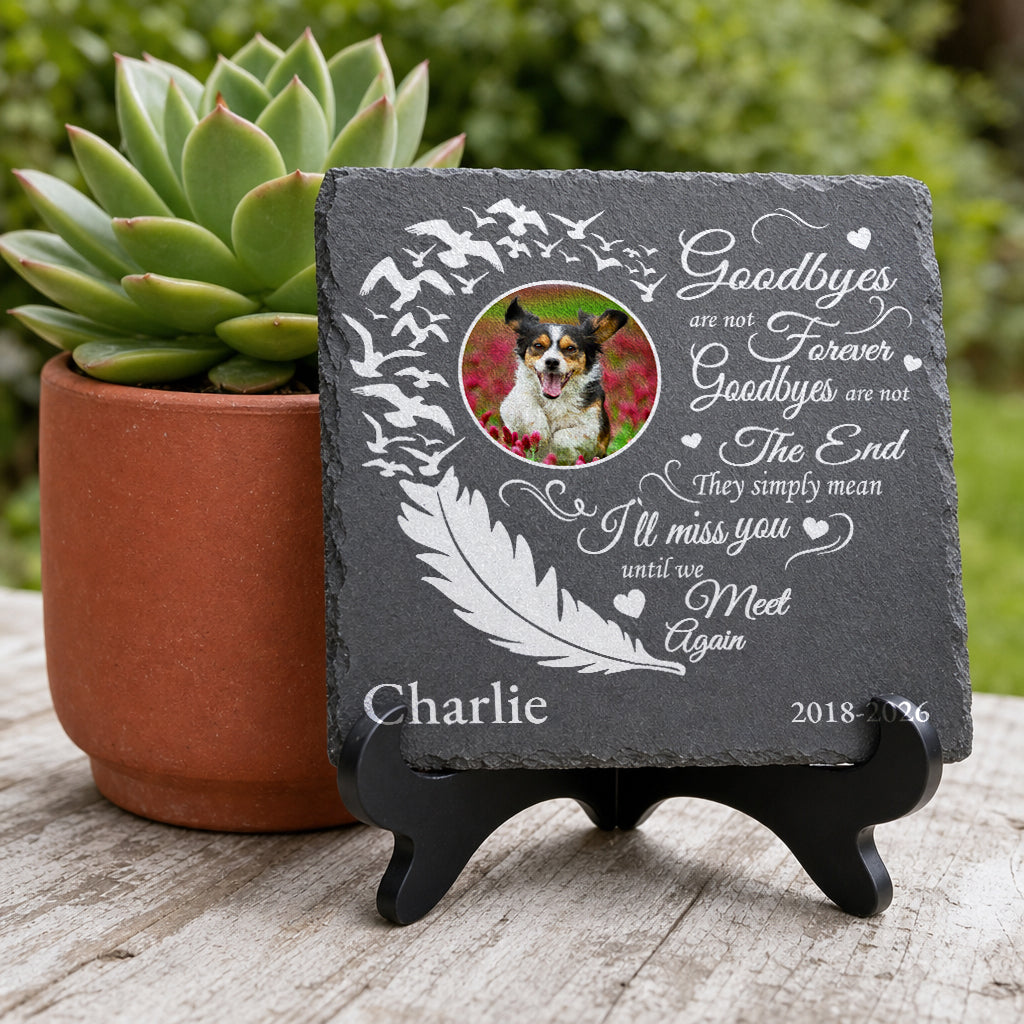 Personalized Pet Memorial Slate Stone