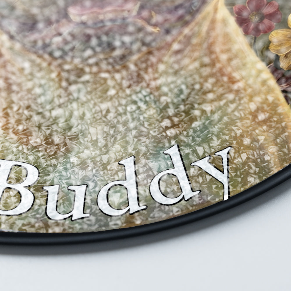 Personalized French Bulldog Portrait Stained Glass Ornament