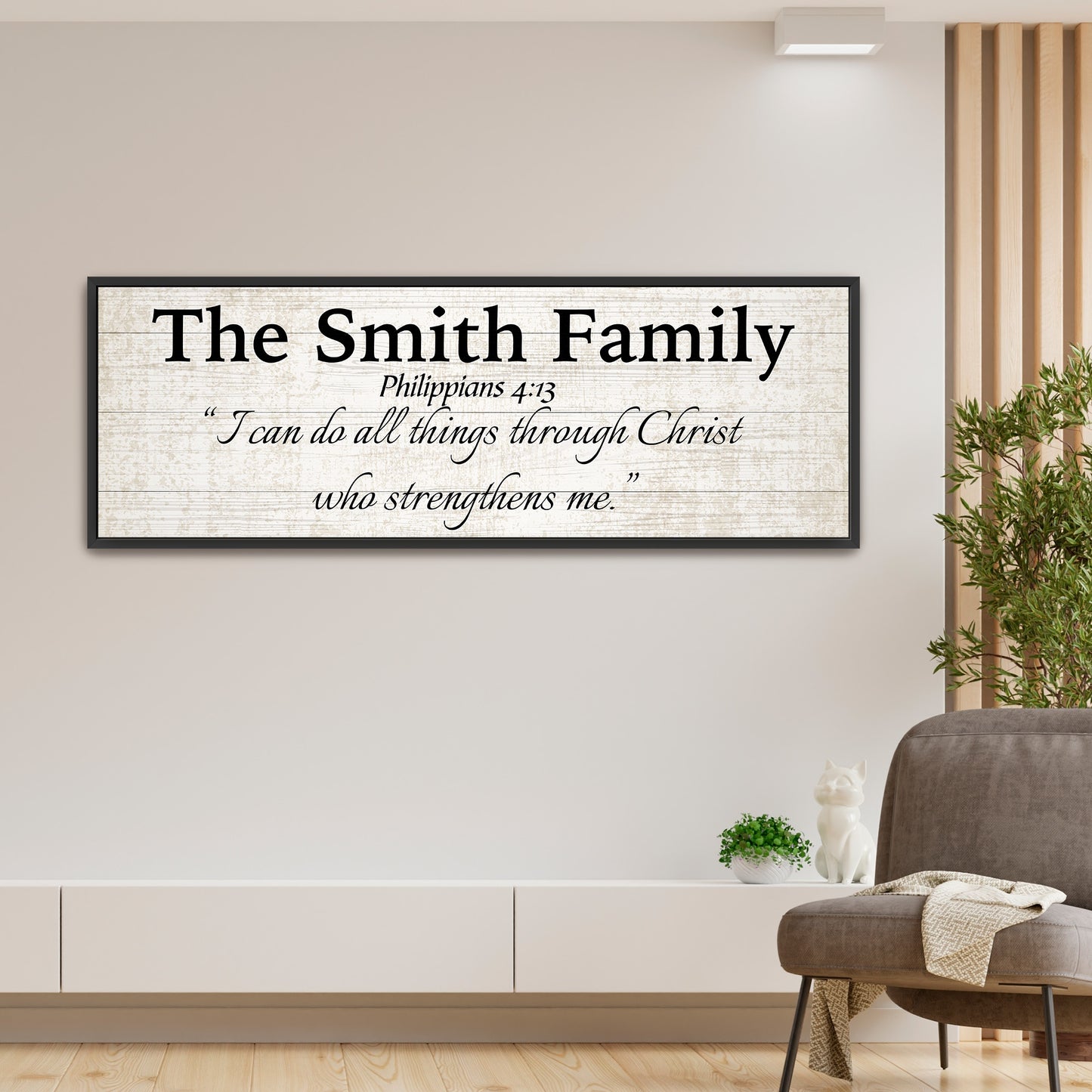 Personalized Scripture Canvas - Christian Canvas - Personalized Home Decor