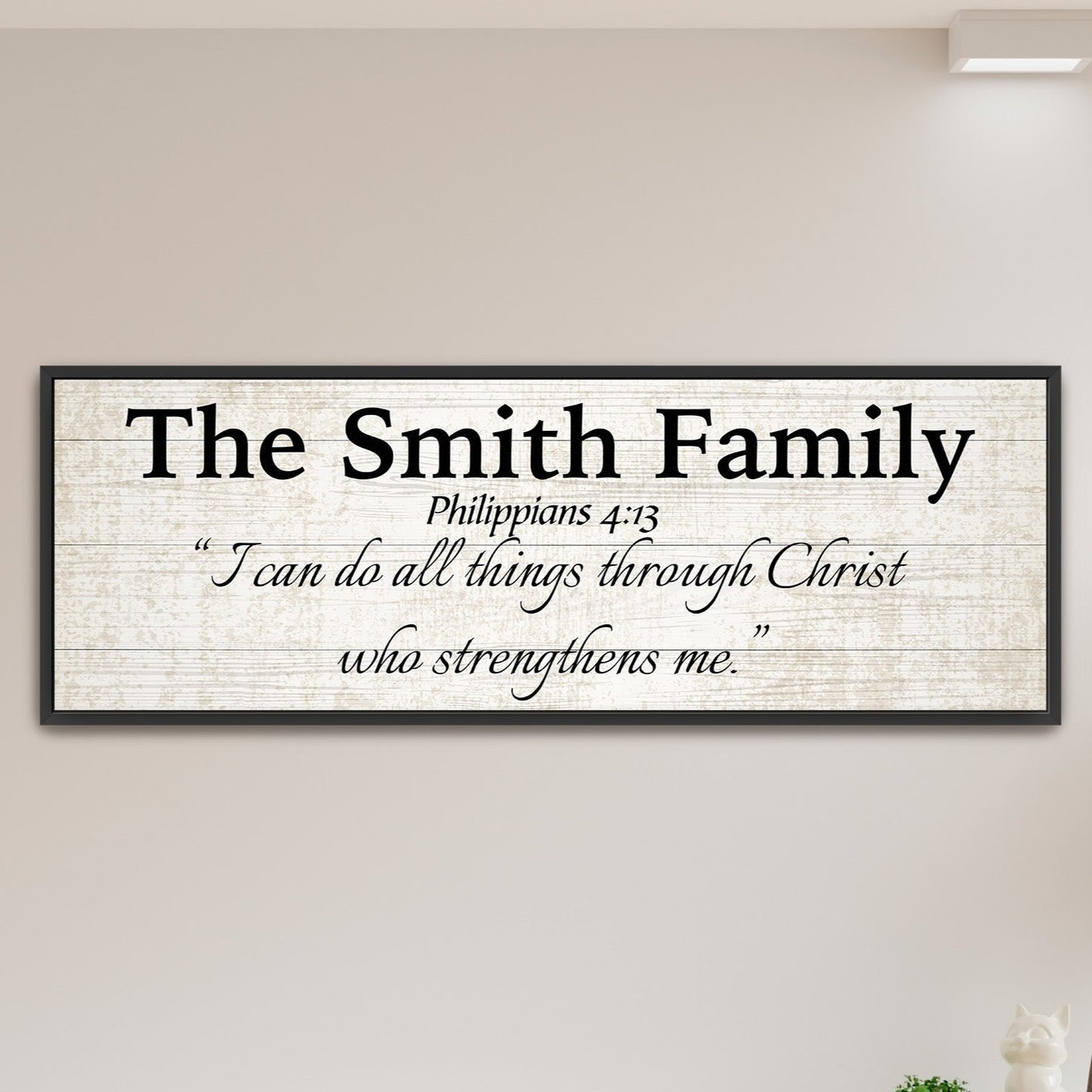 Personalized Scripture Canvas - Christian Canvas - Personalized Home Decor