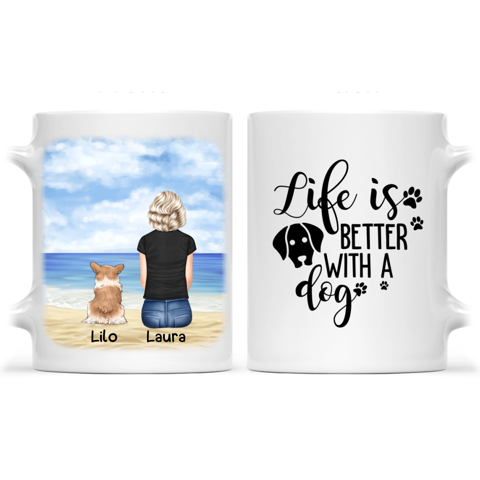 Dog Mom Mug - Personalized Dog Mom Mug