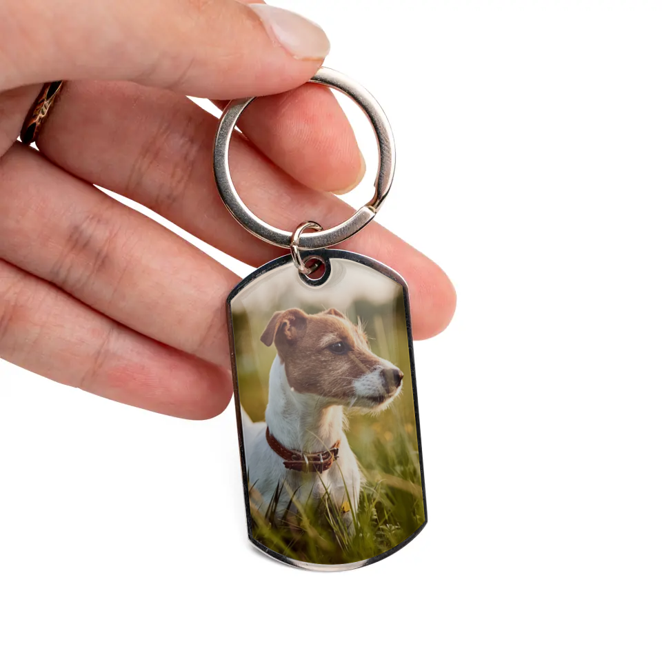 Upload Photo Keychain - Memorial Keychain