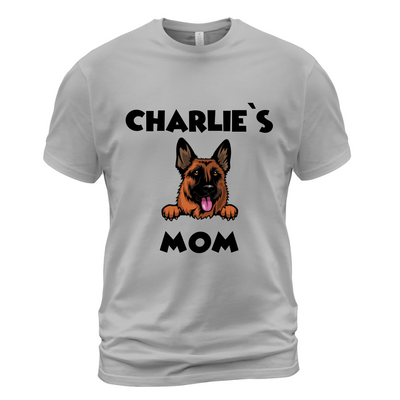 Personalized Pet T-Shirt - Dog Mom T-Shirt - Cat Mom T-Shirt - Pet Tee