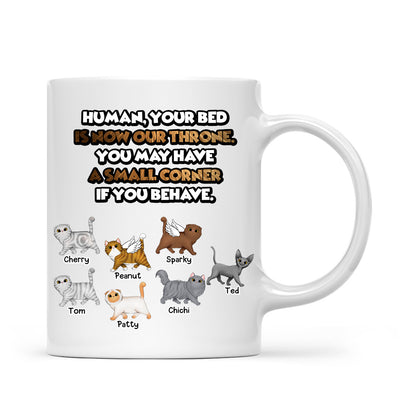 Personalized Funny Cats Mug - Up to 8 Cats - Gift for Cat Parent