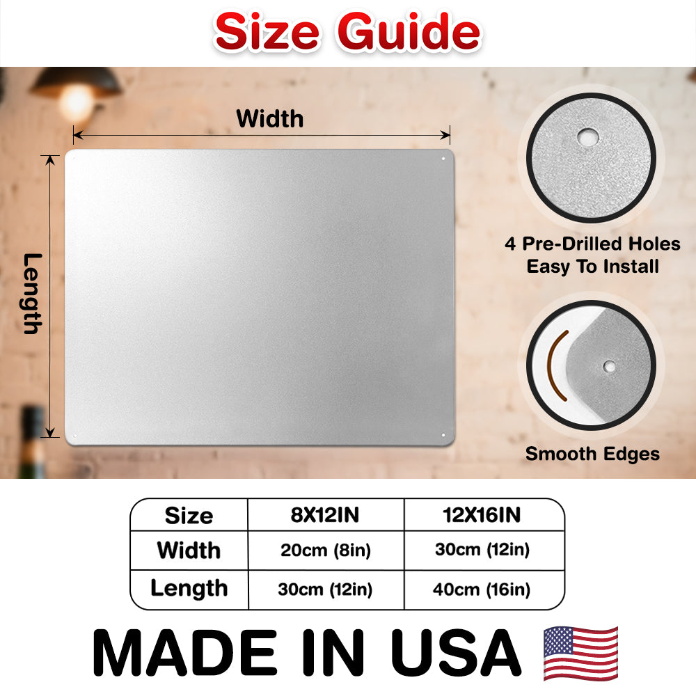 Personalized Address Metal Sign