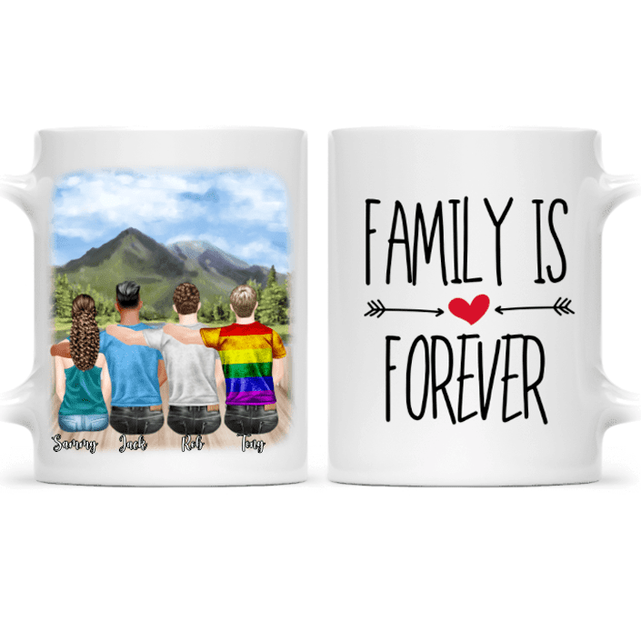 Siblings Mug - Personalized Siblings Mug - Up To 6 People Family Mug