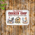 Chicken Coop Decoration - Personalized Hen House Metal Sign