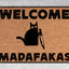 Welcome Madafakas Doormat - Funny Doormat 
- Decorative Mat