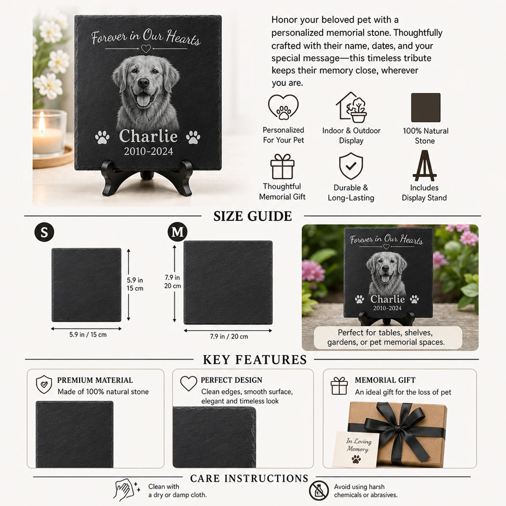 Personalized Garden Memorial Stone