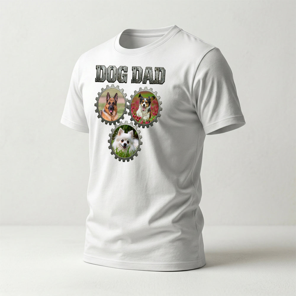 Personalized Dog Dad Gear Frame T-shirt