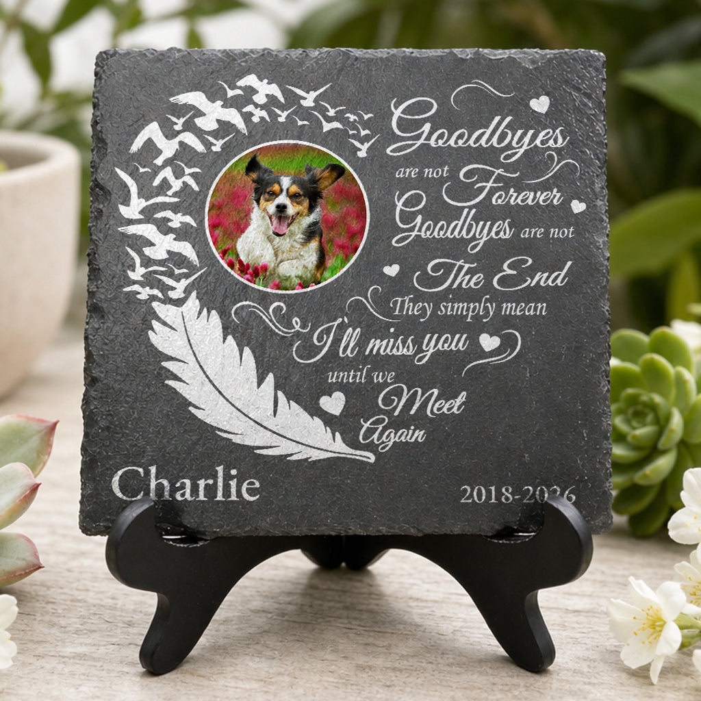 Personalized Pet Memorial Slate Stone