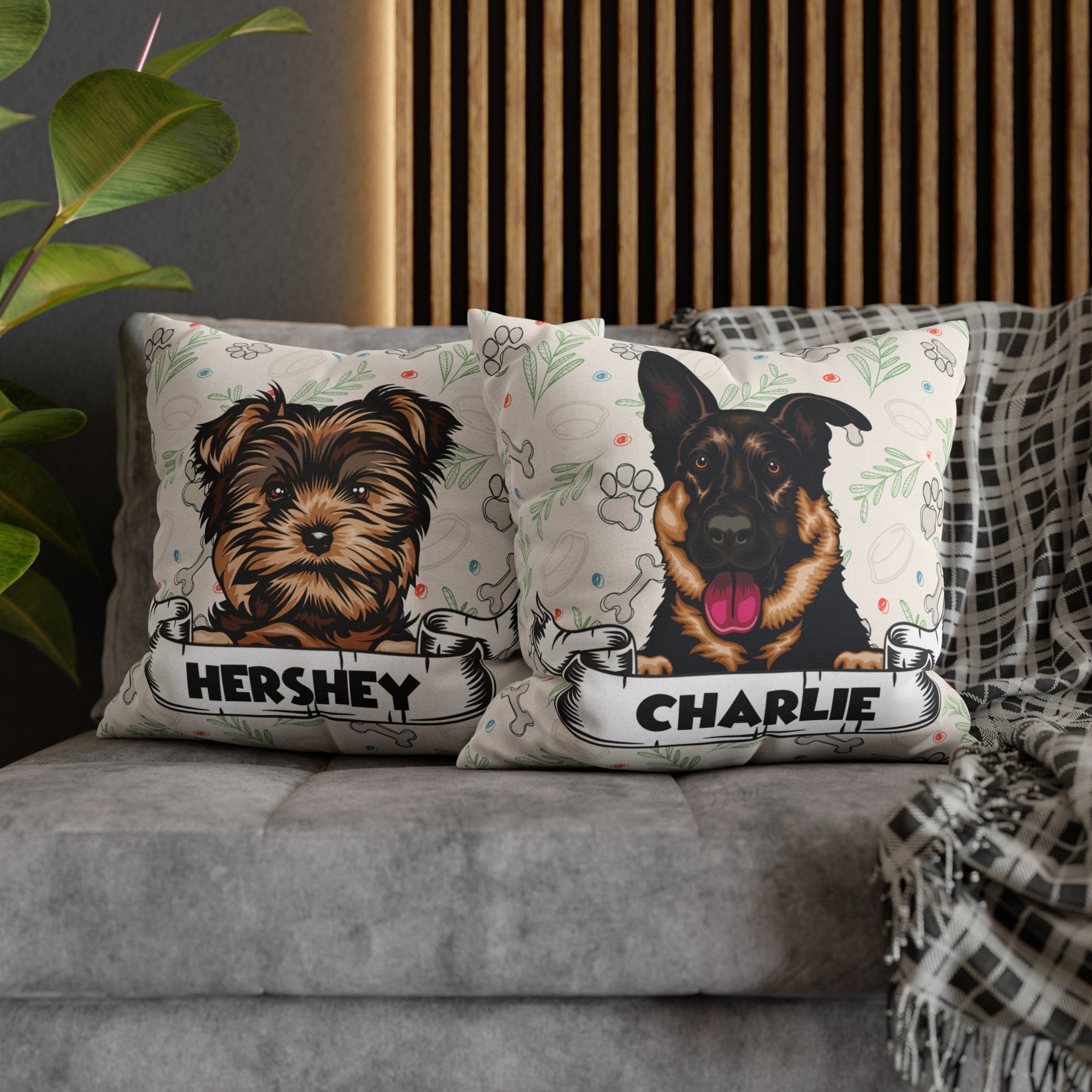 Personalized Pet Pillow Case - Cat/Dog Pet Pillow Case - Pet Owner Gift