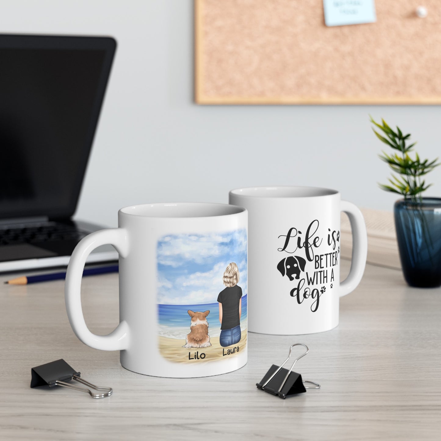 Dog Mom Mug - Personalized Dog Mom Mug