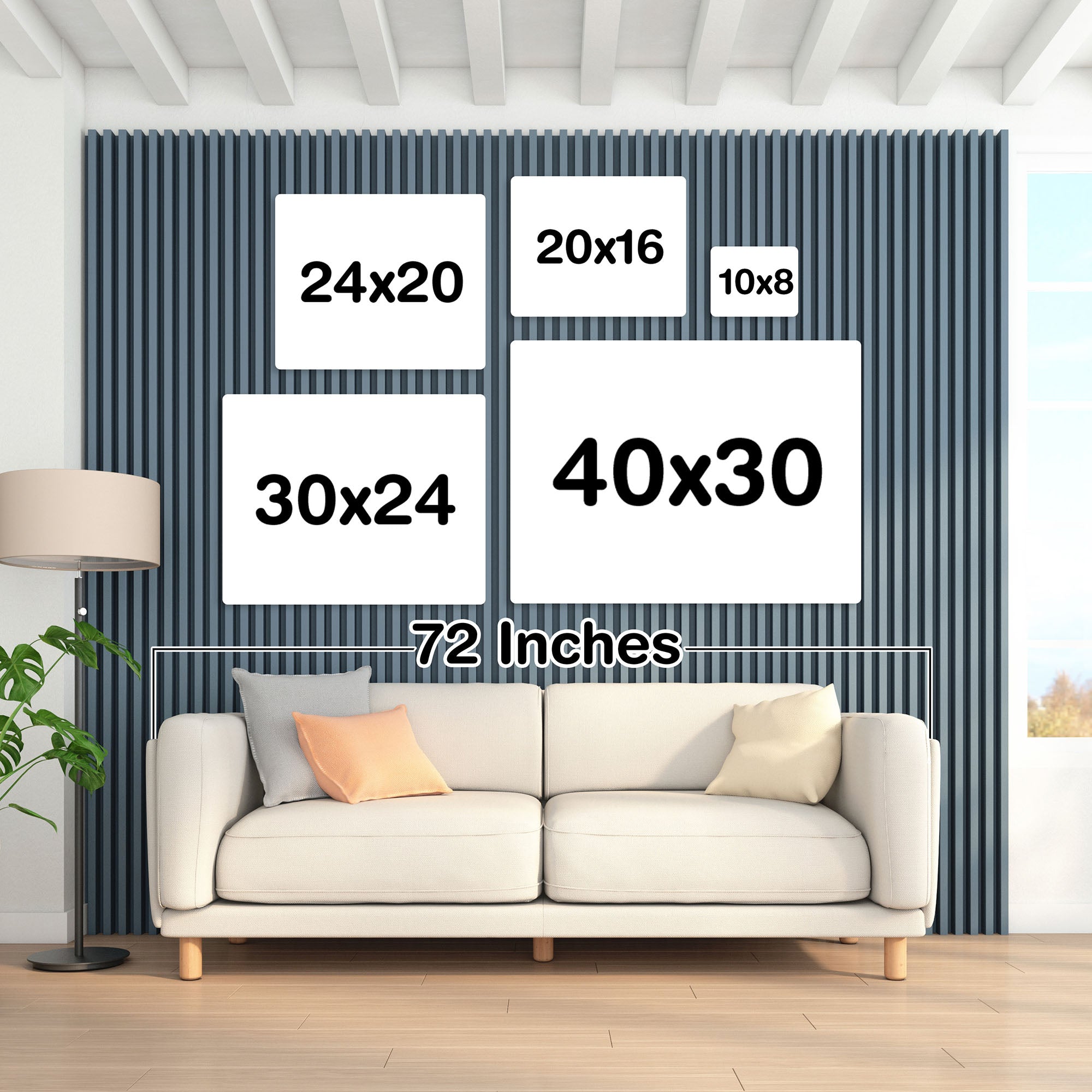 Personalized Memorial Canvas – Custom Tribute Wall Art with 3 Photos & Name