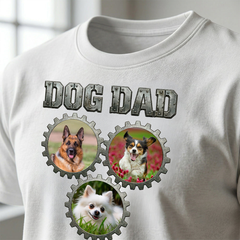 Personalized Dog Dad Gear Frame T-shirt