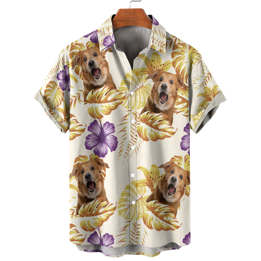 Personalisiertes Hawaiihemd - Bis zu 6 Fotos - Personalisiertes Hemd - HS25074