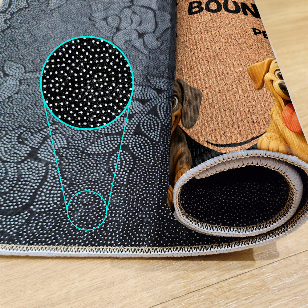 Personalized Pets Doormat - Up to 6 Pets - Decorative Mat - Upload Photo - All guests must be approved by V2