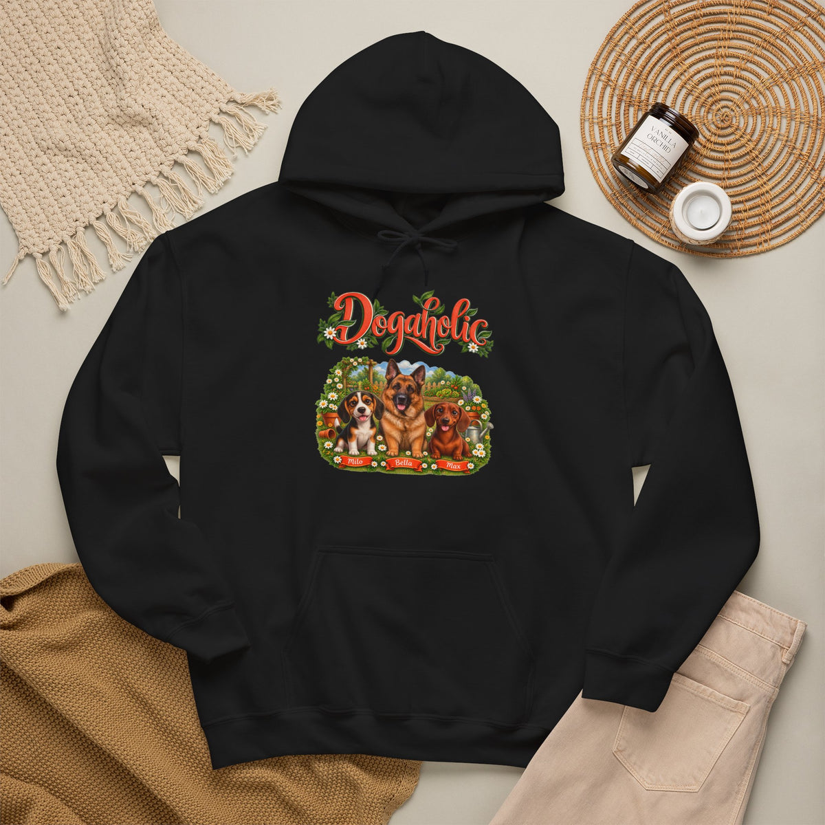 Personalized Dog Hoodie – Dogaholic Garden – photo 11