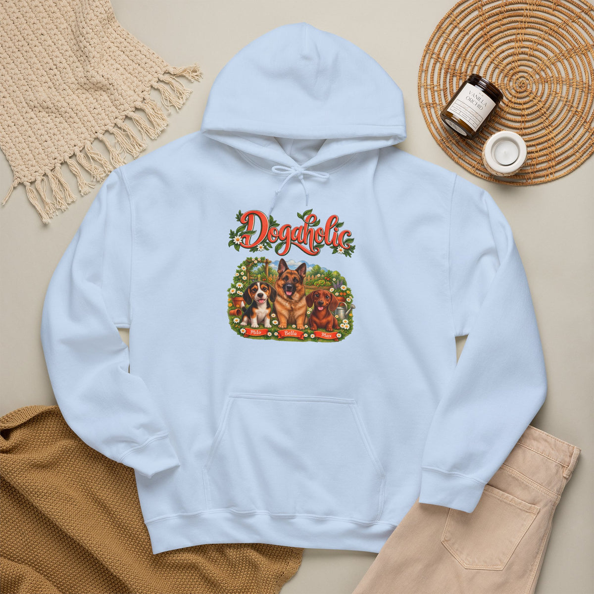 Personalized Dog Hoodie – Dogaholic Garden – photo 20