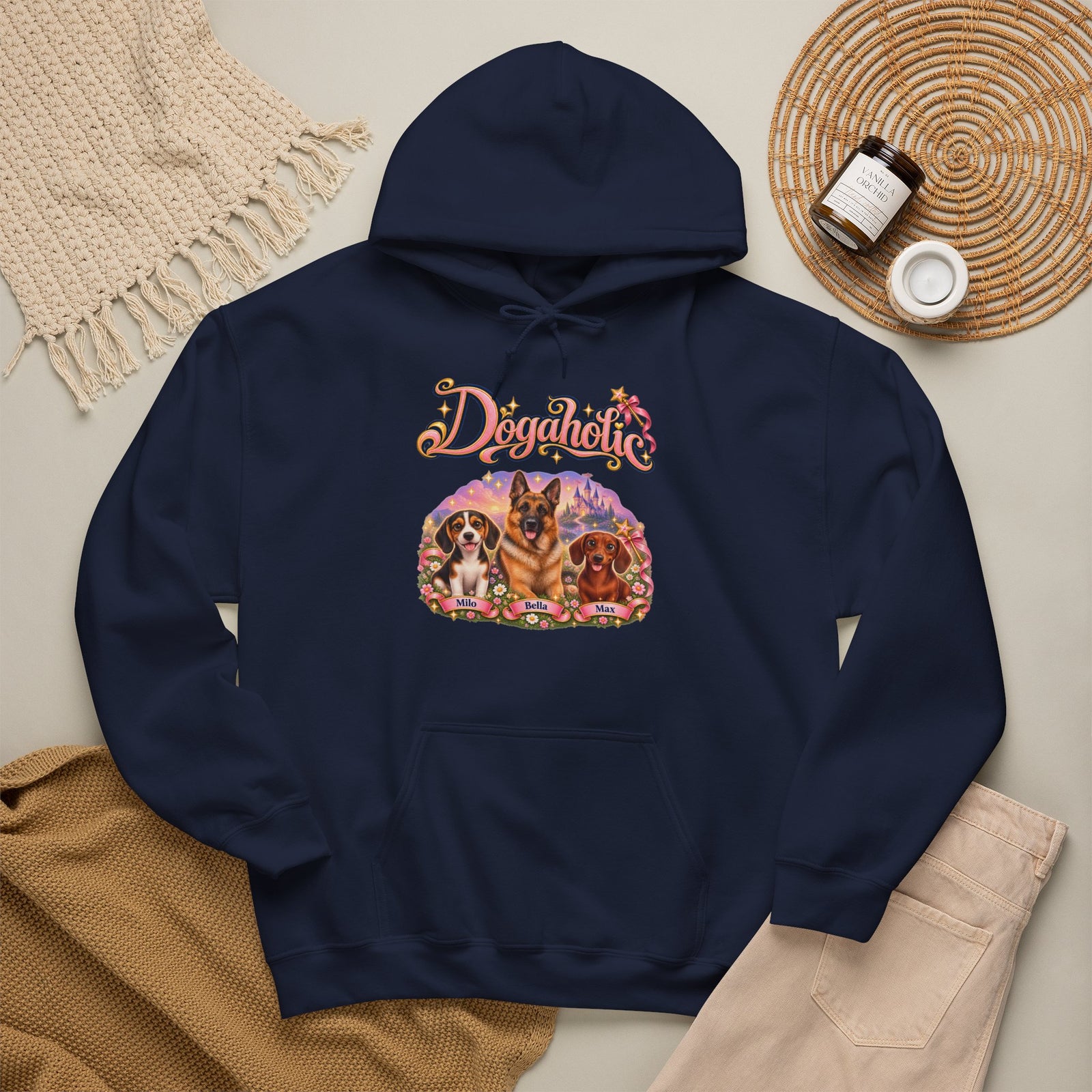 Personalized Dog Hoodie – Dogaholic Fairy Tale – photo 2